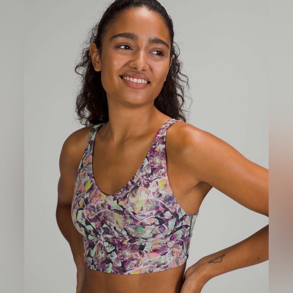 Lululemon In Alignment Long Line Bra *Light Support, B/C Cup